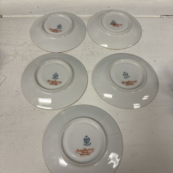 LOT Of RS Germany Demitasse Cup & Saucer Hand Painted Tulip Schlegelmilch China - Picture 8 of 9